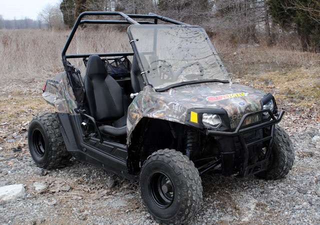 Polaris RZR 170 Scratch Resistant Full Windshield - Image 3