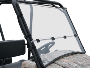 Kawasaki Mule Pro Folding Scratch Resistant Windshield