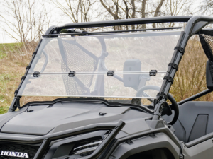 Honda Pioneer 1000 Folding Windshield Scratch Resistant